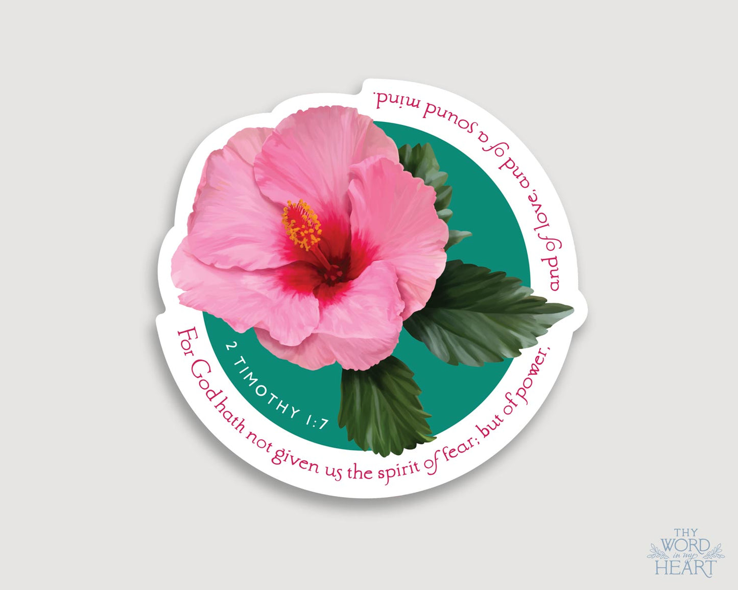 Sticker, 2 Timothy 1:7